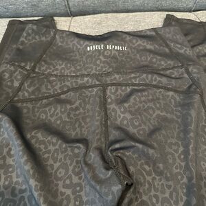 Black Leopard Leggings